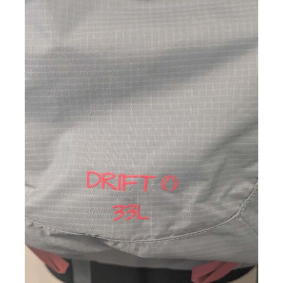 Ascend "Drift 33L" Hiking Backpack with Hydration Pack, Gray & Coral - Picture 2 of 6